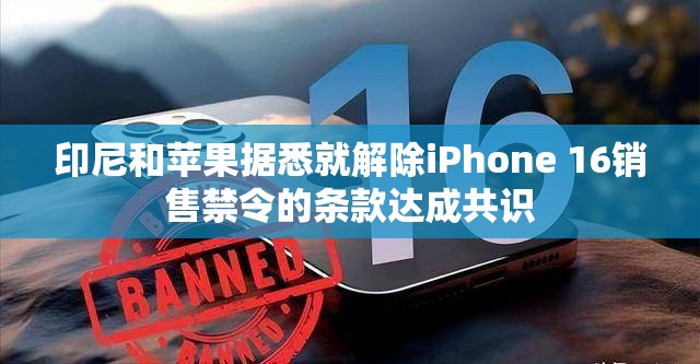 印尼和苹果据悉就解除iPhone 16销售禁令的条款达成共识