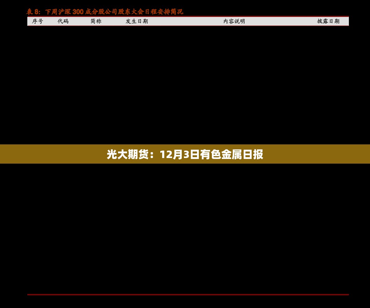 光大期货：12月3日有色金属日报